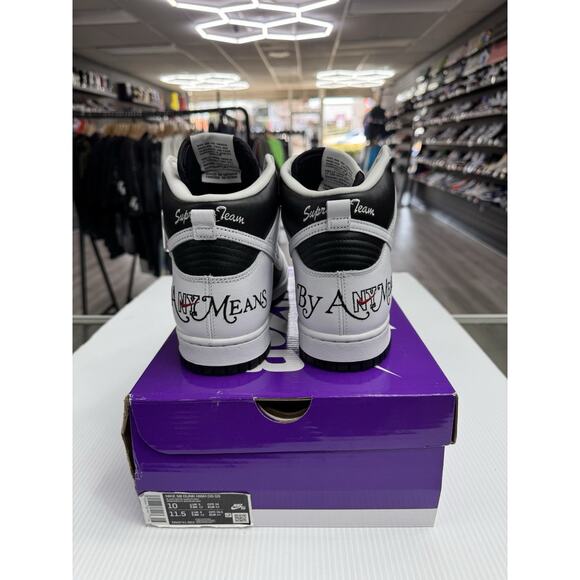 Nike Supreme x SB Dunk High By Any Means Stormtrooper DN3741-002 Size 10 main image 10